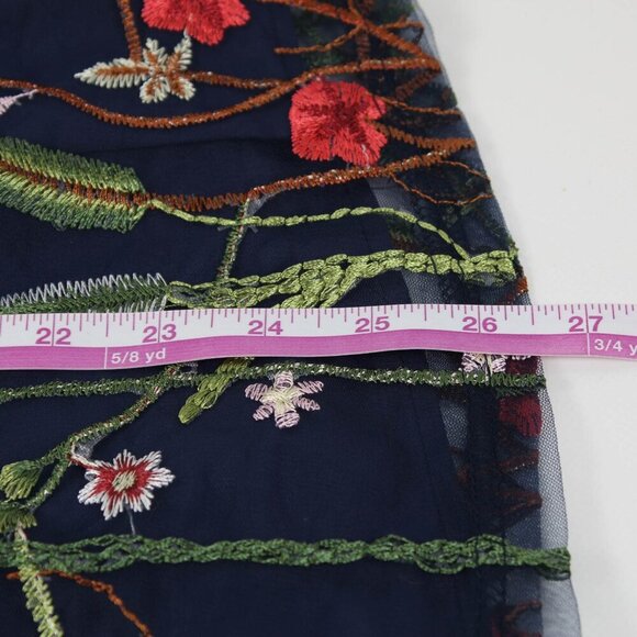 Bloomchic Embroidered Mesh Crochet Gathered Blouse - 14/16 1X - NWT - Picture 13 of 13